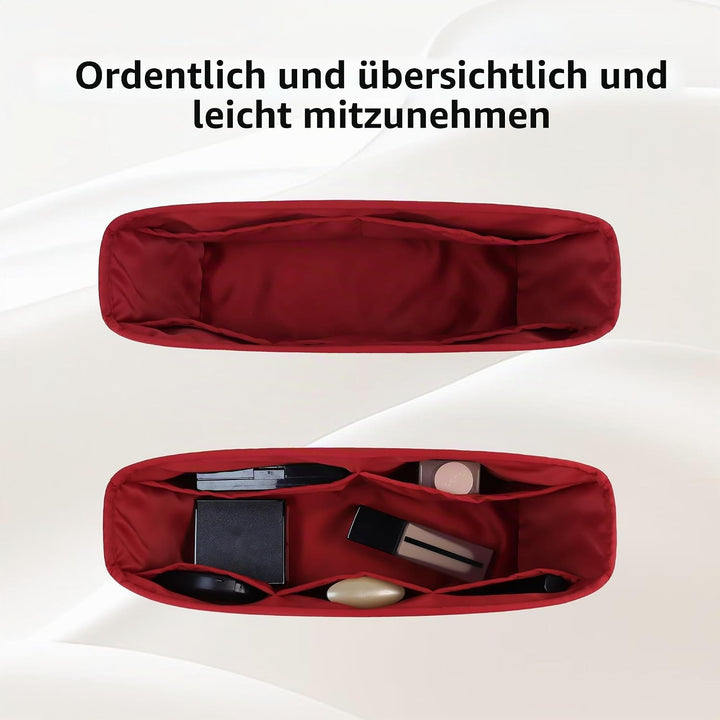 DGAZ Handtaschen Organizer Einsatz für LV Neverfull PM/MM/GM Taschen, Seide Tasche in Tasche Organiz