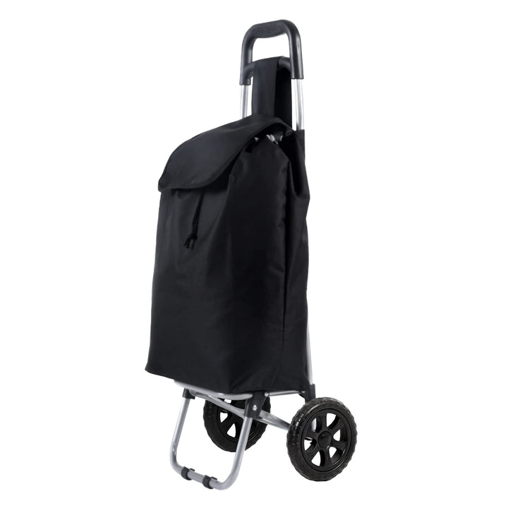 Einkaufstrolley Schwarz Klappbar Einkaufs Trolley Trolli Roller Faltbar Einkaufsroller Einkaufshilfe