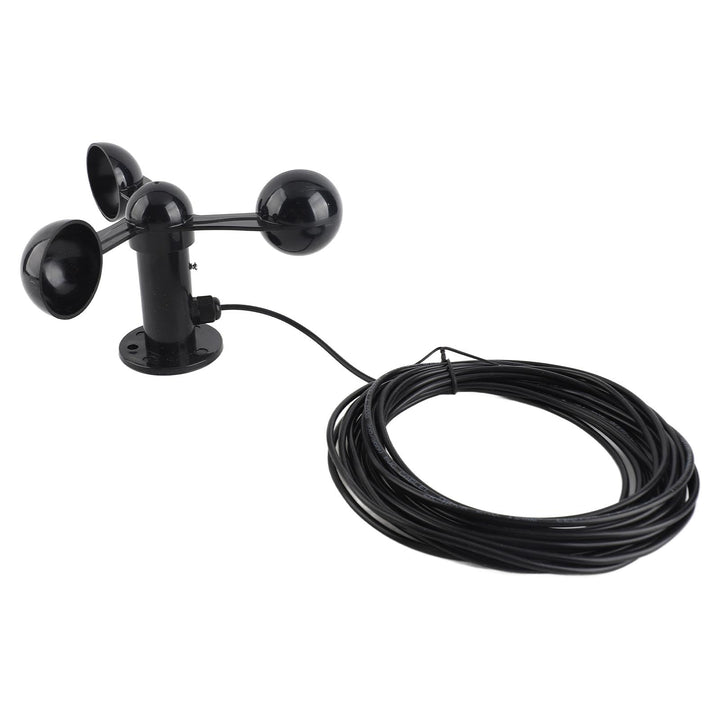 PUSOKEI Dreischalen-Anemometersensor 0-3,8 V |Windgeschwindigkeitsdetektor mit 8 M Kabel Zur Aussenü