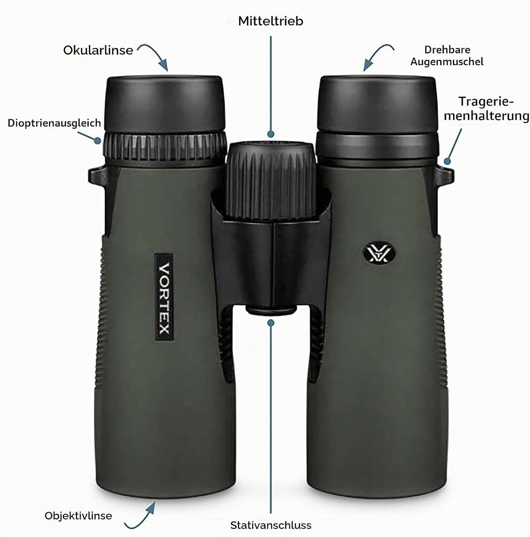 Vortex Optics Diamondback HD 10x50 New, DB-216, Grün, 10x50