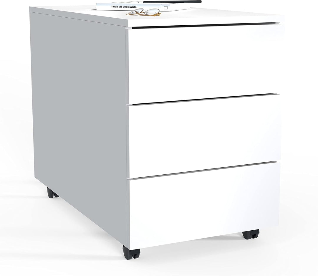 VCM Rollcontainer | Beistellcontainer mit Schubladen |Masse ca. H. 55 x B. 39 x T. 70 cm | Büroconta