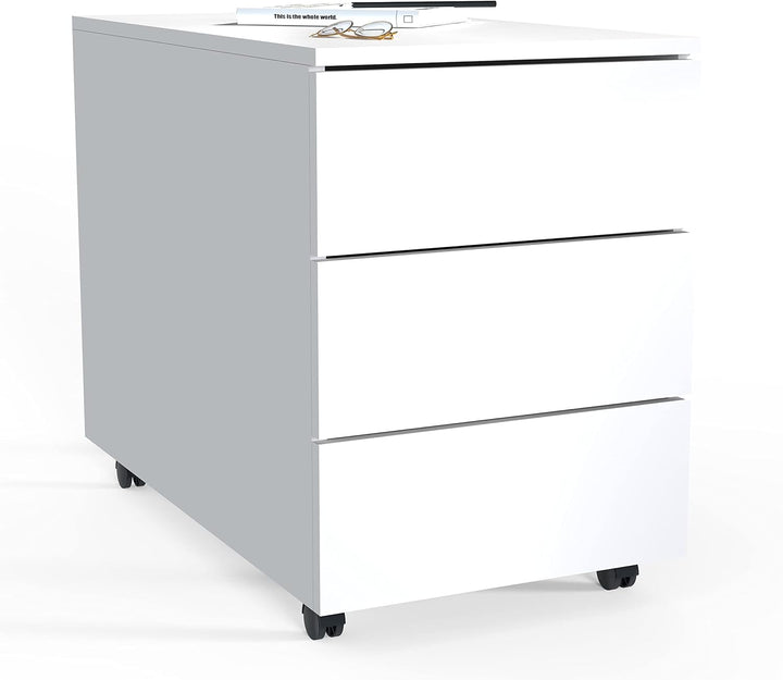 VCM Rollcontainer | Beistellcontainer mit Schubladen |Masse ca. H. 55 x B. 39 x T. 70 cm | Büroconta