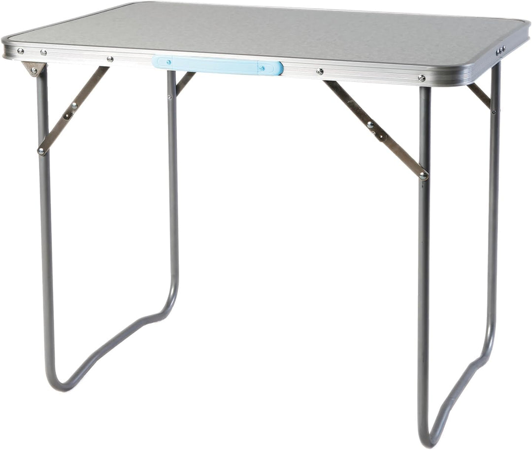 3tlg Campingmöbel Set Outdoormöbel Alu Camping L70xB50xH59cm 1x Campingtisch mit Tragegriff 2 Campin