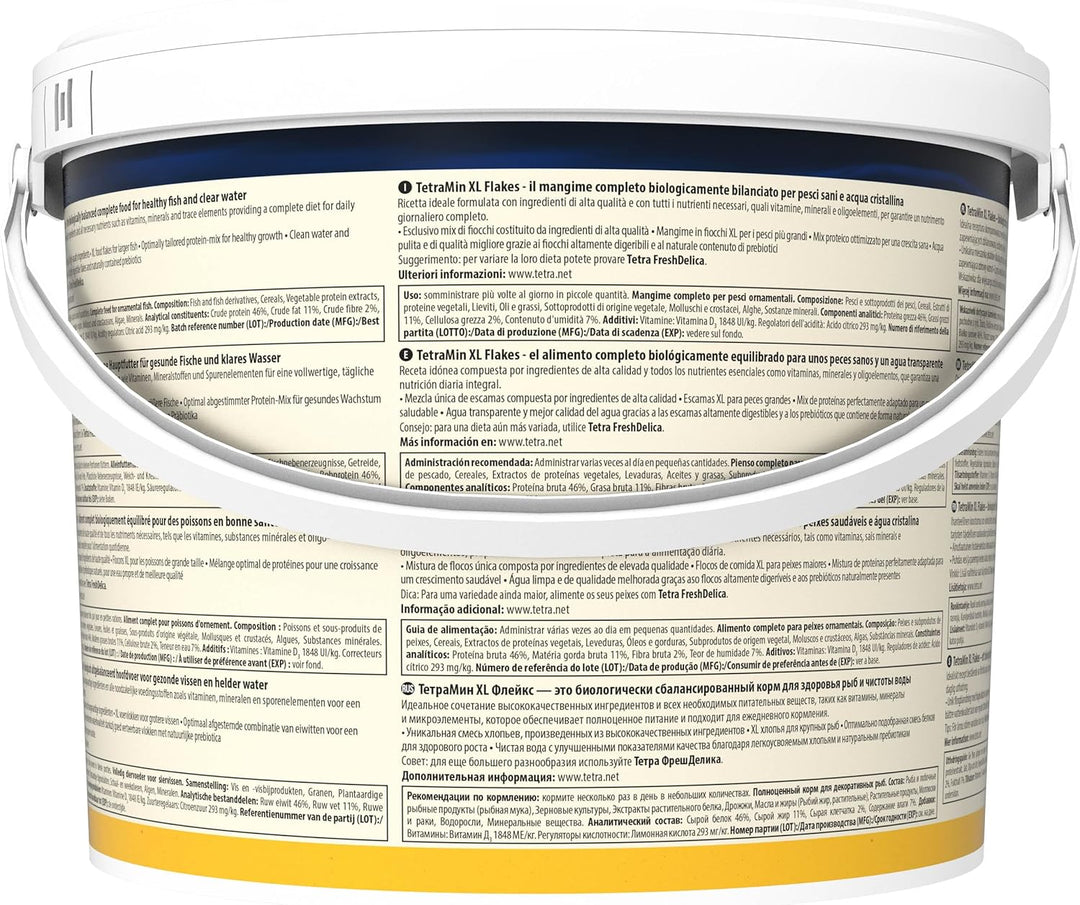 TetraMin XL Flakes - Fischfutter in Flockenform für grössere Zierfische, ausgewogene Mischung für ge