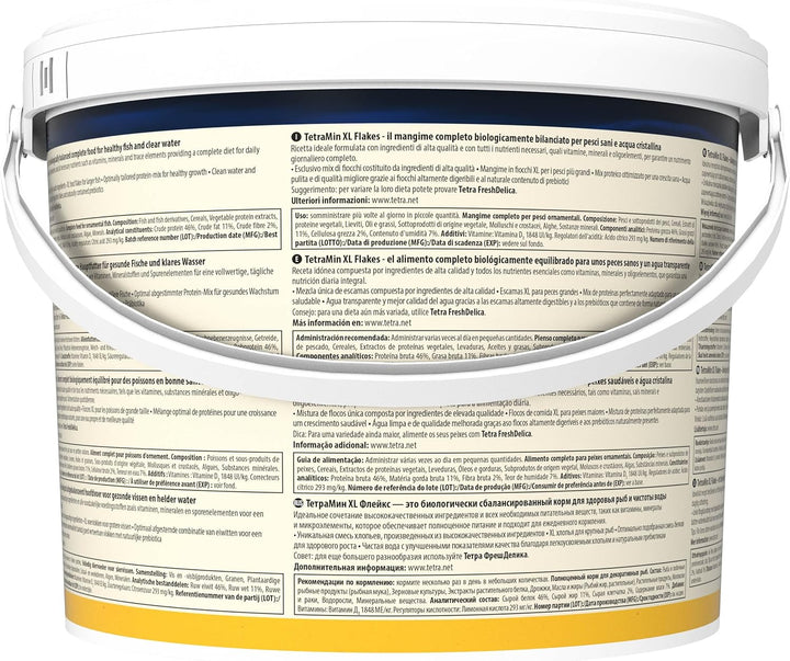 TetraMin XL Flakes - Fischfutter in Flockenform für grössere Zierfische, ausgewogene Mischung für ge