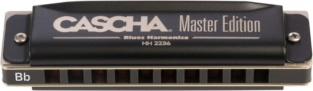 Master Edition Blues Harmonica in Bb (incl. soft case and cleaning cloth)