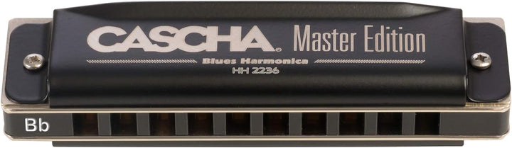 Master Edition Blues Harmonica in Bb (incl. soft case and cleaning cloth)