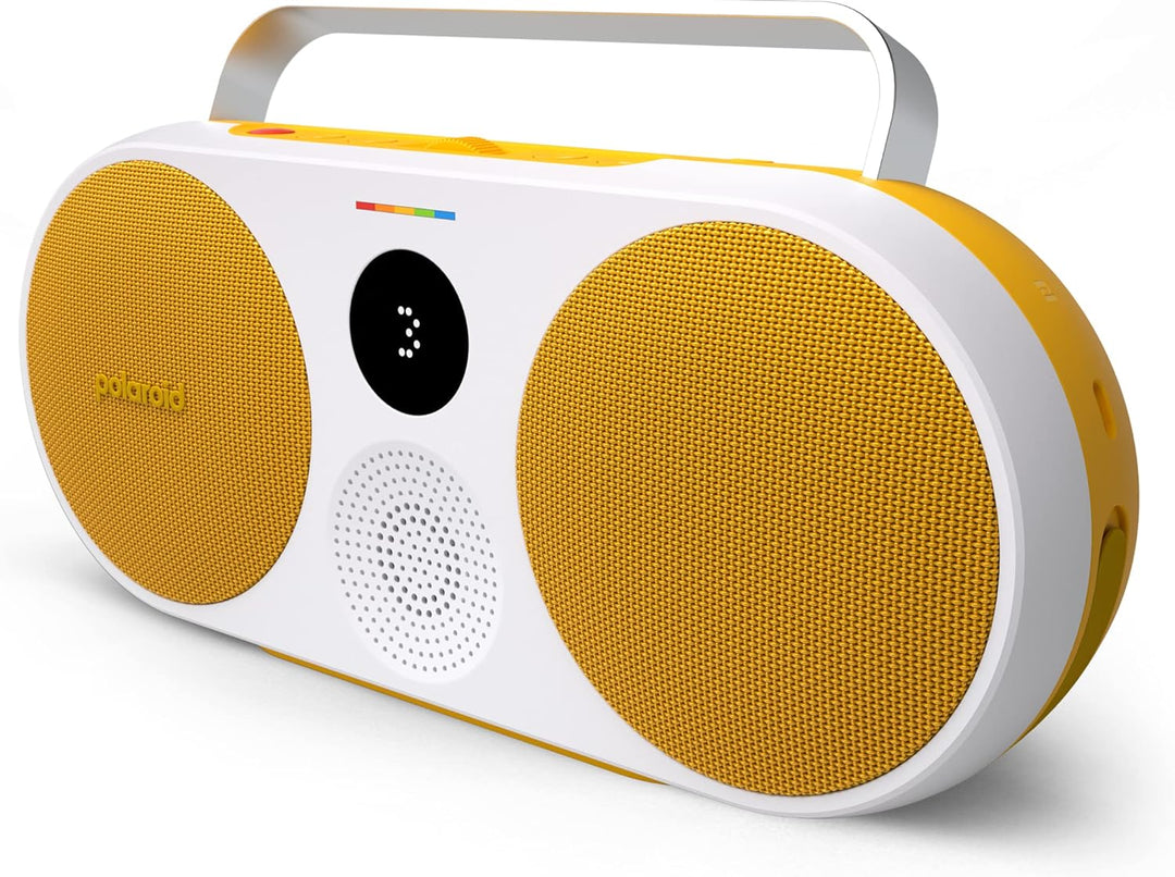 Polaroid P3 Music Player (Yellow) - Retro-Futuristic Boombox Wireless Bluetooth Speaker Rechargeable