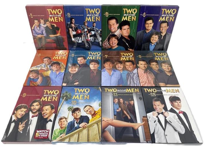 Two and a Half Men - The Complete Series (Season 1 - 12) [41 DVDs] [UK Import], DVD
