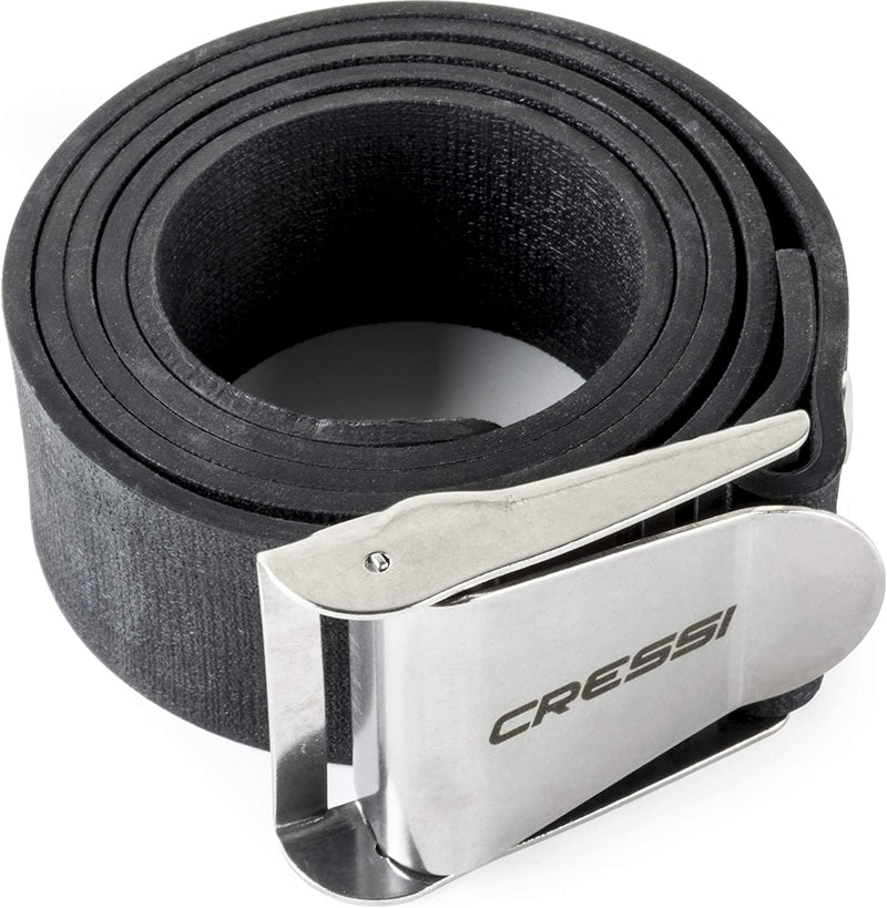 Cressi Marselillas Elasti Belt Tauchen Bleigürtel, Schwarz Elastic Quick-Relase, Uni