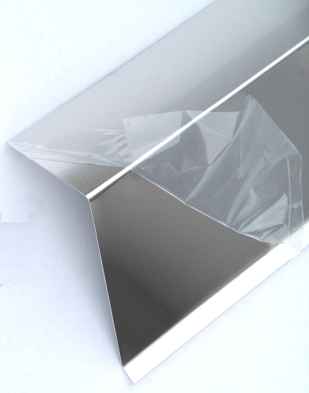 EXCOLO Dach-Abschluss-Blech Giebelblech Dachrandblech Ortgangblech Ortgangwinkel 215x120 mm, 2 Meter