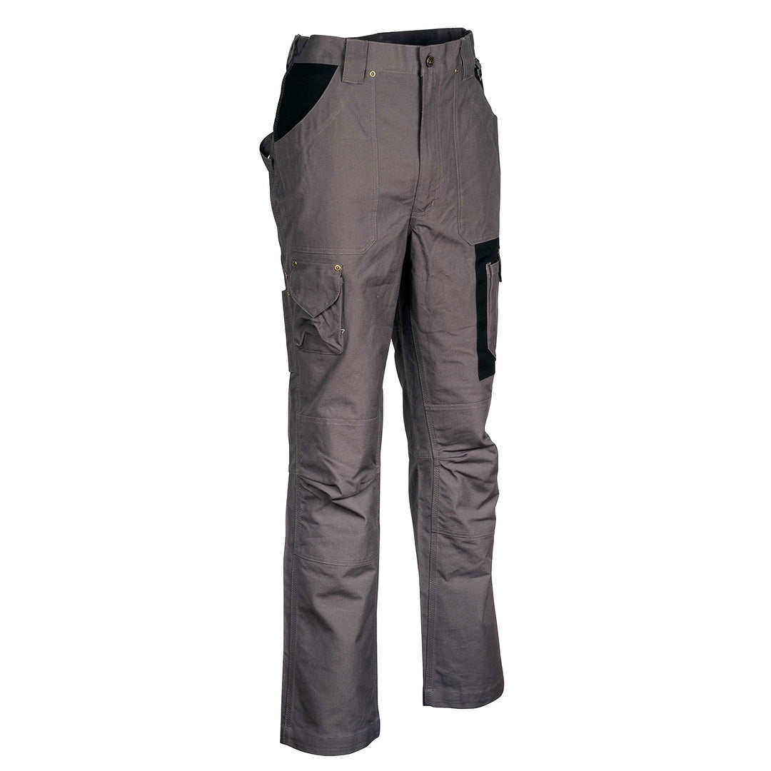 Cofra V052-0-03.Z46 Arbeitshose "Dublin", schlamm grau / schwarz, Grösse 46 Mud / Black 46, Mud / Bl