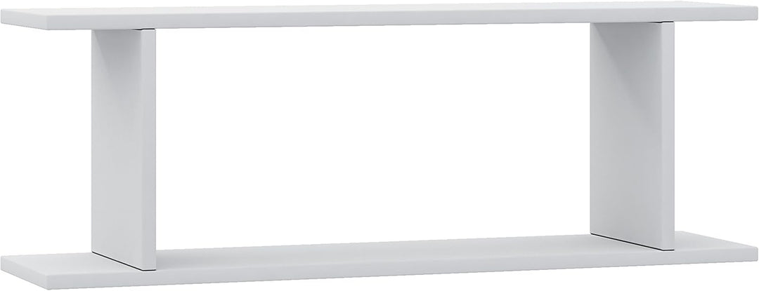 VCM Sirola Bücherregal, Holz, Weiss, 28 x 80 x 19,7 cm Weiss 28 x 80 x 19,7 cm, Weiss 28x80x20