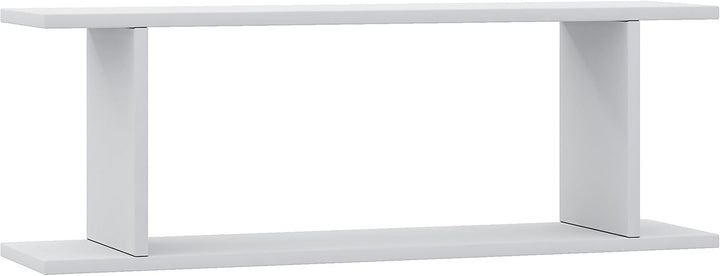 VCM Sirola Bücherregal, Holz, Weiss, 28 x 80 x 19,7 cm Weiss 28 x 80 x 19,7 cm, Weiss 28x80x20
