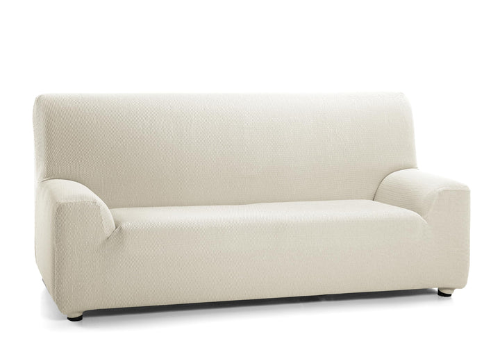 Martina Home Tunez elastischer Sofabezug, Stoff, Beige (Elfenbein), 4-Sitzer (220 bis 260 cm) Elfenb