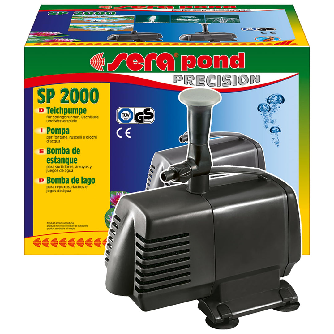 sera 30059 pond SP 2000 Teichpumpe - Die neuen sera pond SP Teichpumpen sind für kleine Systeme und