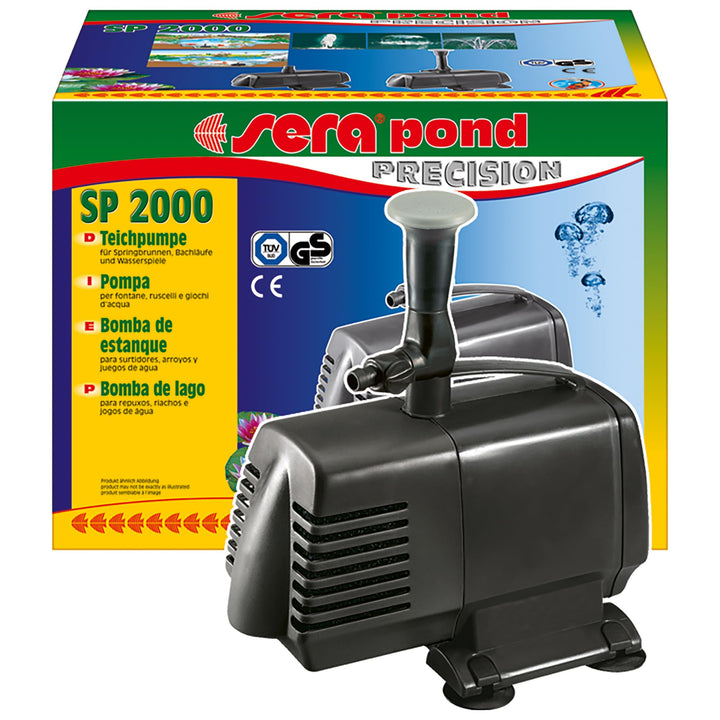sera 30059 pond SP 2000 Teichpumpe - Die neuen sera pond SP Teichpumpen sind für kleine Systeme und