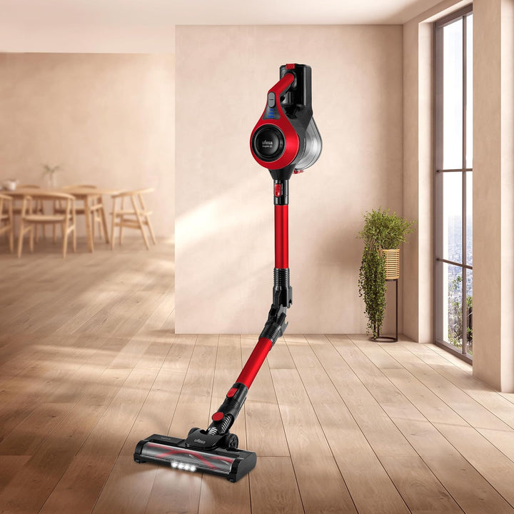 Ufesa Z3 Akku Staubsauger, Selbstladender und Flexibler, 22.2V, 10KPa, 150W, 40 min, Motorisierte Bü