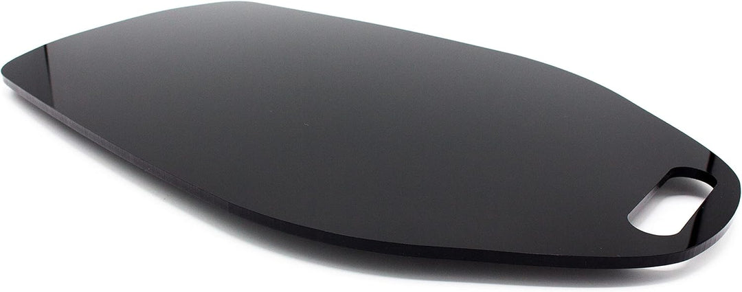 Acryl Gleitbrett mit Griff | schwarz glänzend | 38x22cm für KitchenAid Classic | Artisan | hochwerti