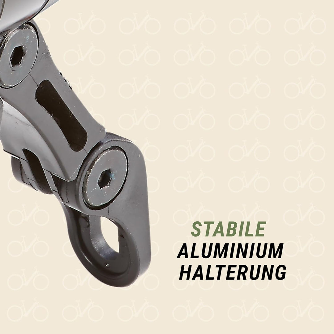 Prophete LED-Scheinwerfer 100 Lux | Aluminium | Standlicht und Sensorautomatik | Abnehmbarer Reflekt