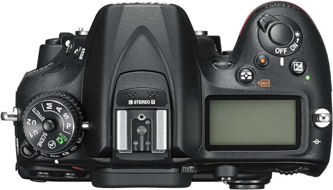 Nikon D7200 DSLR Körper, 24,72 Megapixel, WLAN integriert, NFC, 8 GB SD 200 x Lexar Premium, Farbe: