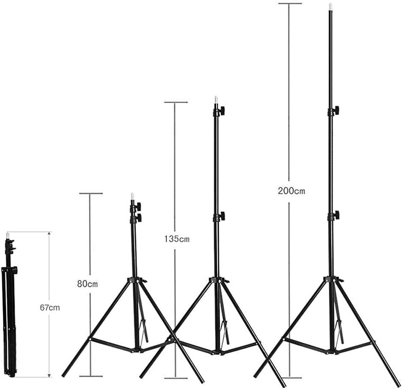 Andoer Greenscreen Kit, Grüner Fotohintergrund Waschbares 2 x 3M mit Hintergrund ständer 2 x 3M, 3 K