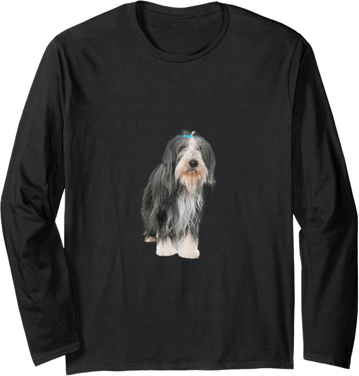 Niedlicher Bearded Collie Langarmshirt