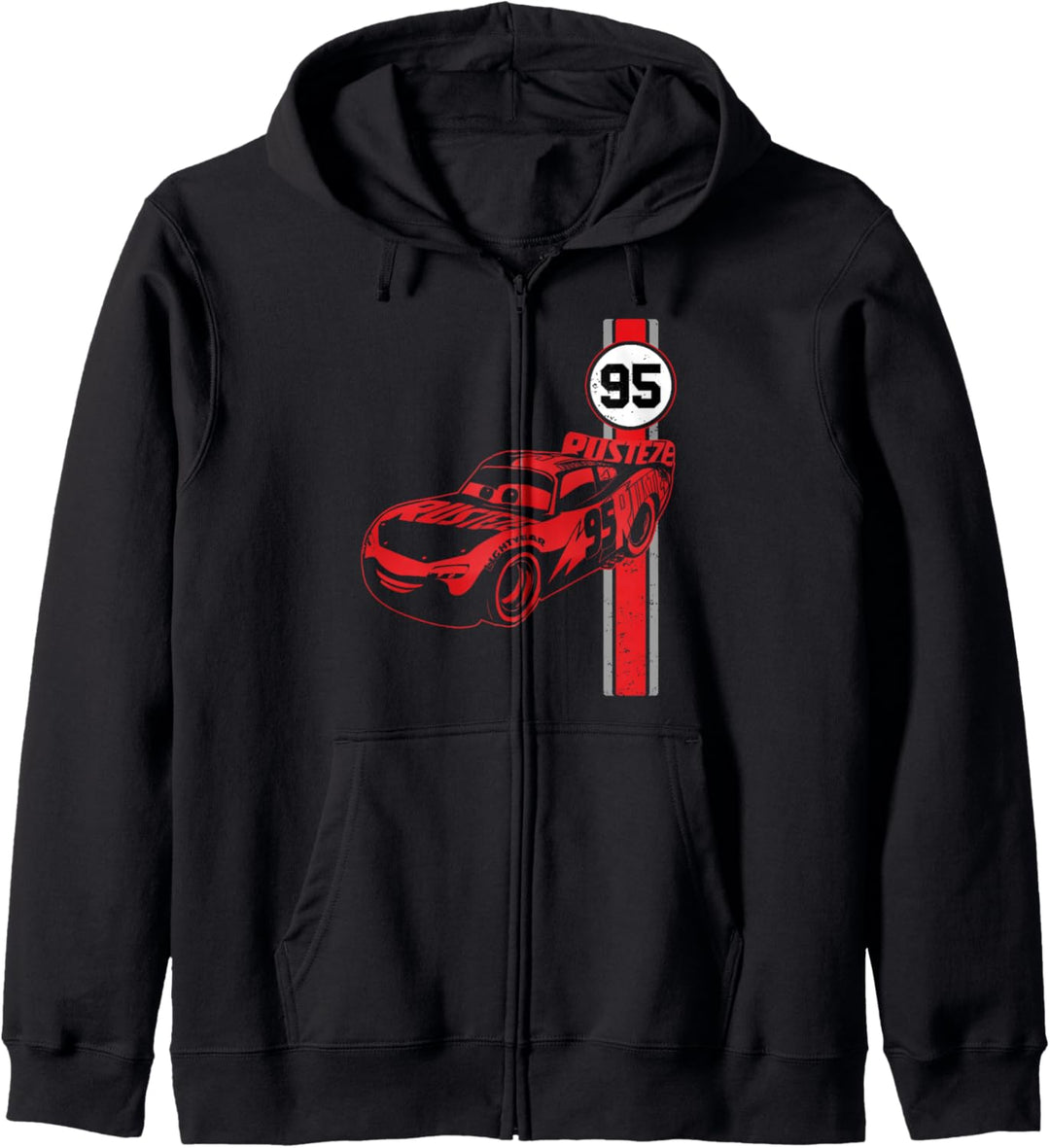 Disney Pixar Cars 3 McQueen Jersey Kapuzenjacke