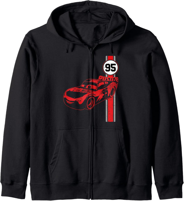 Disney Pixar Cars 3 McQueen Jersey Kapuzenjacke