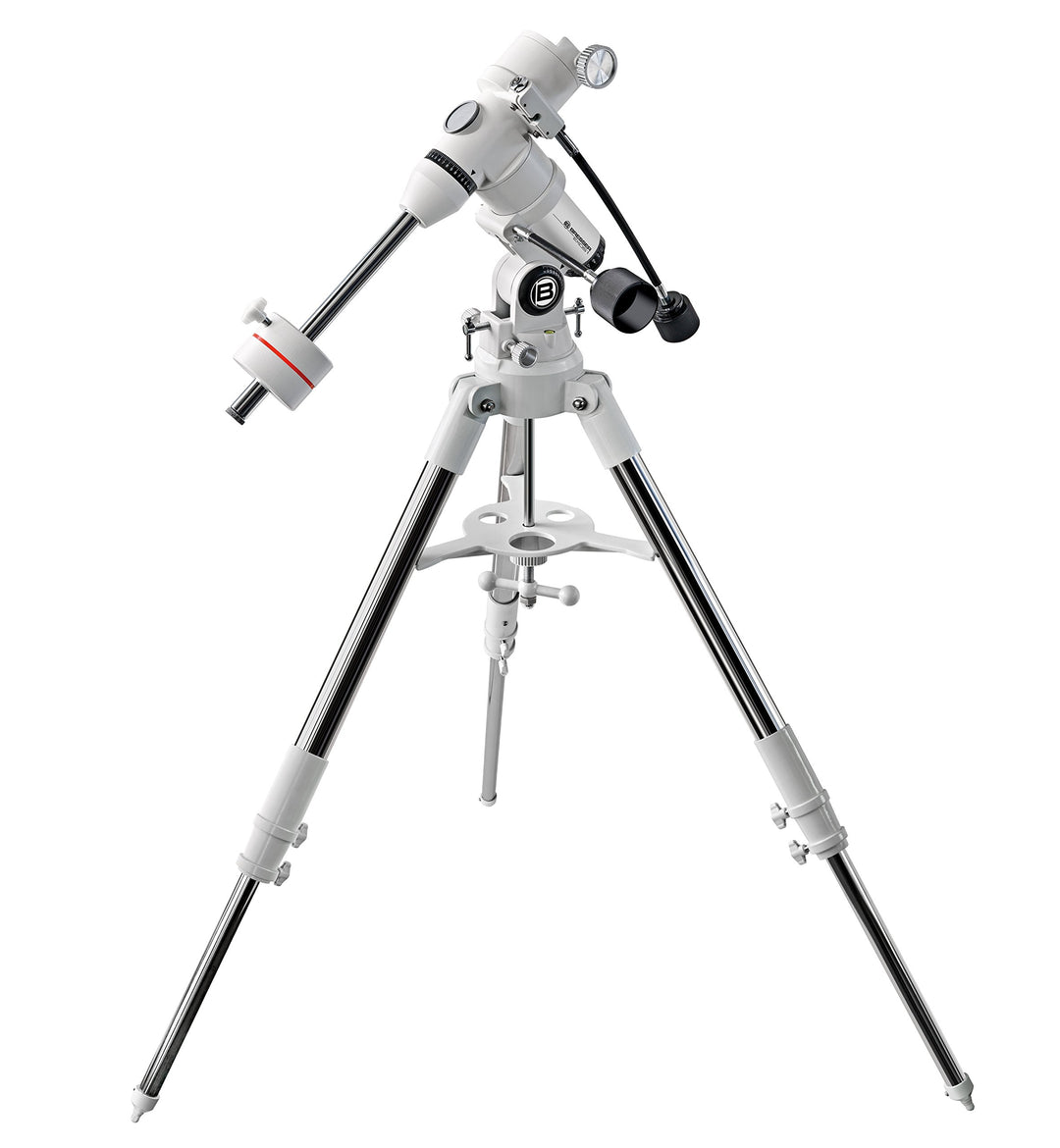 Bresser Messier EXOS-1 EQ Teleskop Montierung mit bis zu 7 Kilogramm Tragfähigkeit und stabilem Alum