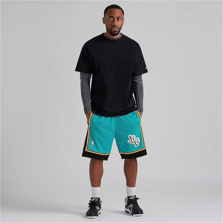 Mitchell & Ness Swingman Shorts 2.0 - D. Pistons L Türkis, L Türkis