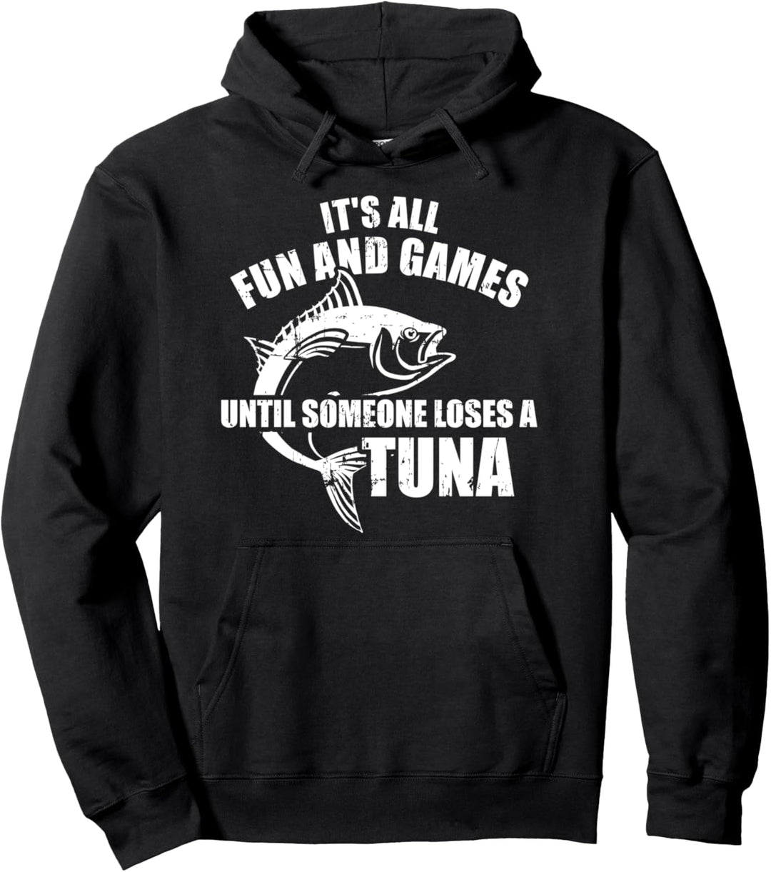 Angeln Thunfisch Spruch Pullover Hoodie