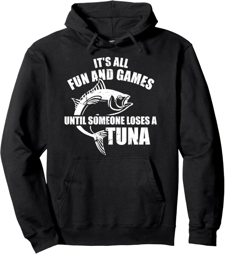 Angeln Thunfisch Spruch Pullover Hoodie