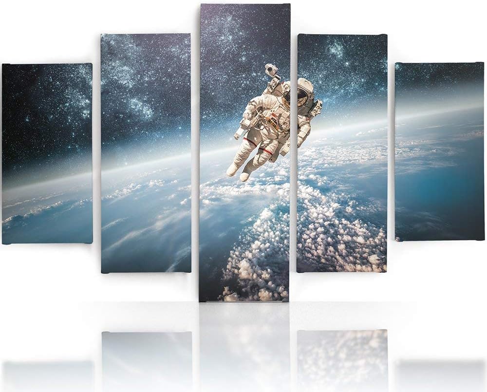 Feeby. Leinwandbild - 5 Teile - Bilder, Wand Bild, Wandbilder, Kunstdruck XXL, 5-Teilig, Typ A, 200x