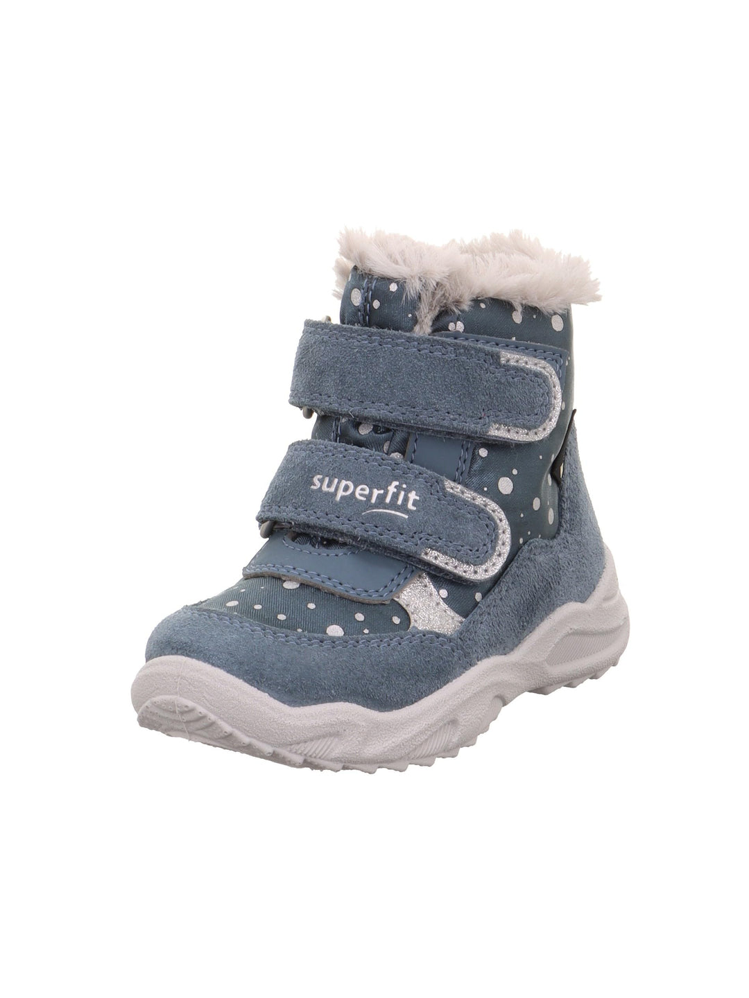 Superfit Mädchen Glacier Warm Gefütterte Gore-tex Schneestiefel 20 EU Weit Blau Hellgrau 8030, 20 EU