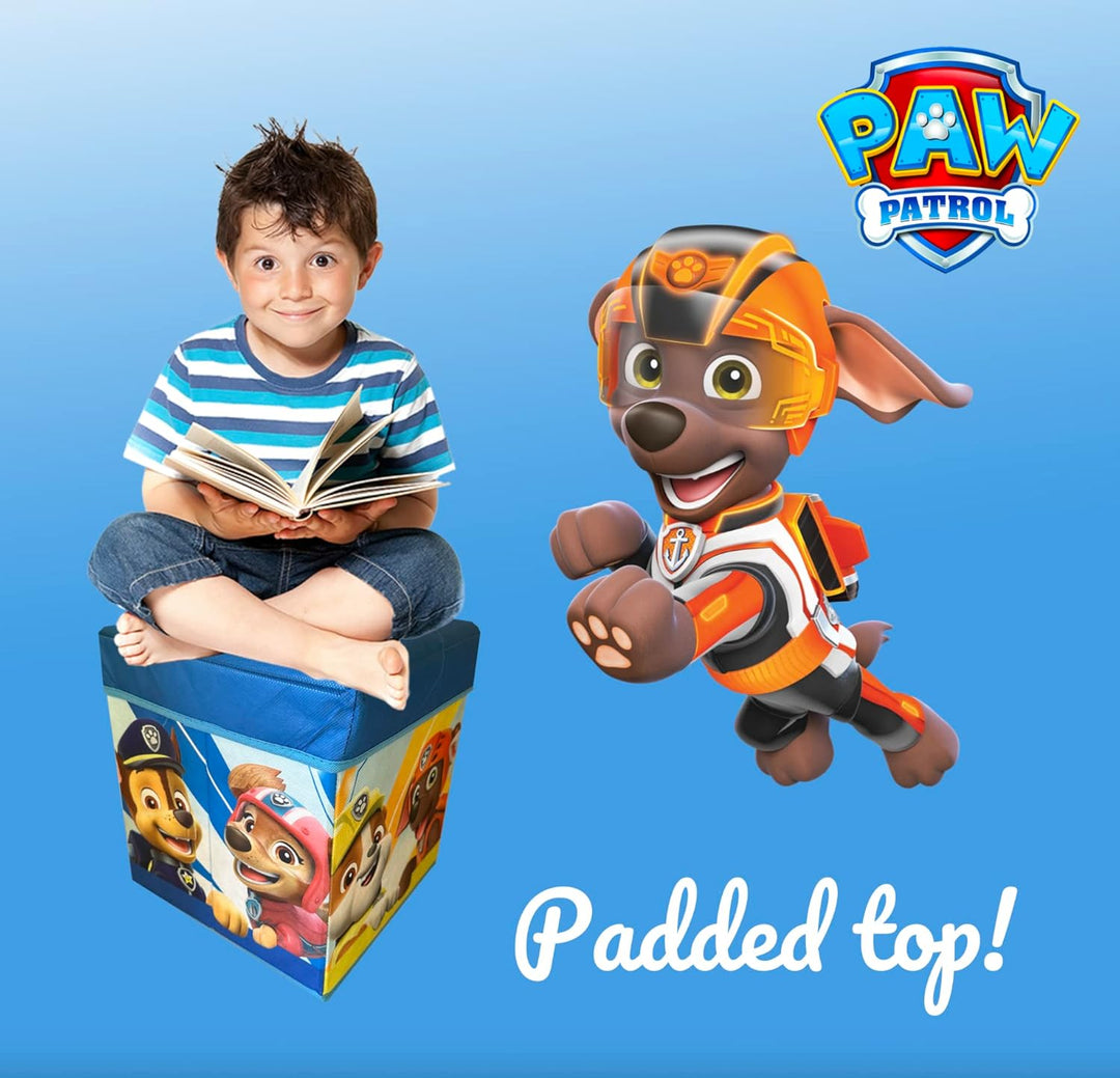 Superdiver - Aufbewahrungsbox und Hocker Paw Patrol - Offizielle Lizenz Paw Patrol - 30x30x30 cm - F