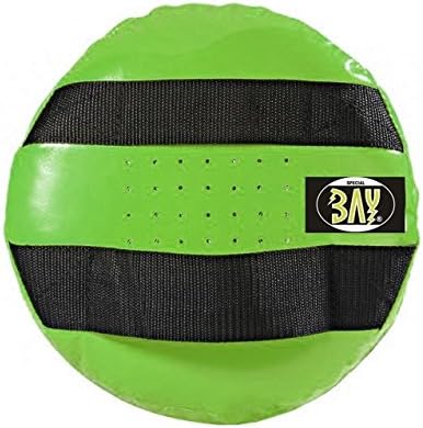 BAY® " FLASH FLYING TARGET " - für KINDER LEDER PU Mitt Doppel Double Hand Schlag Pratze Doppelpratz