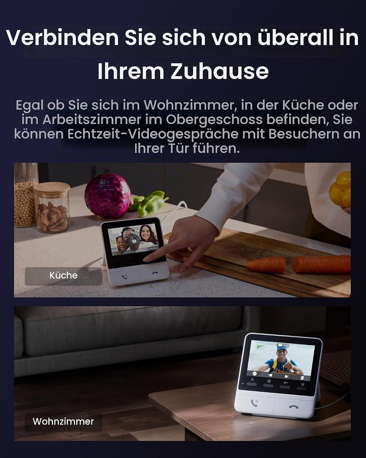 SwitchBot Türklingel-Erweiterung, Video-Türklingel Monitor
