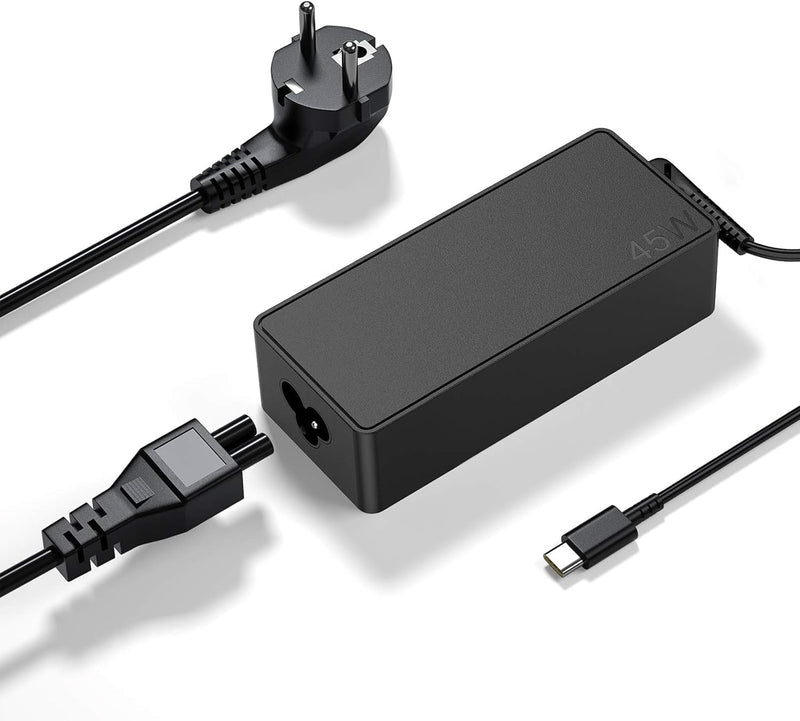 Bromae 45W USB C Laptop Ladekabel Netzteil Ladegeräte für Lenovo 10E 11E 14E 14W X12 T14s P14s Think