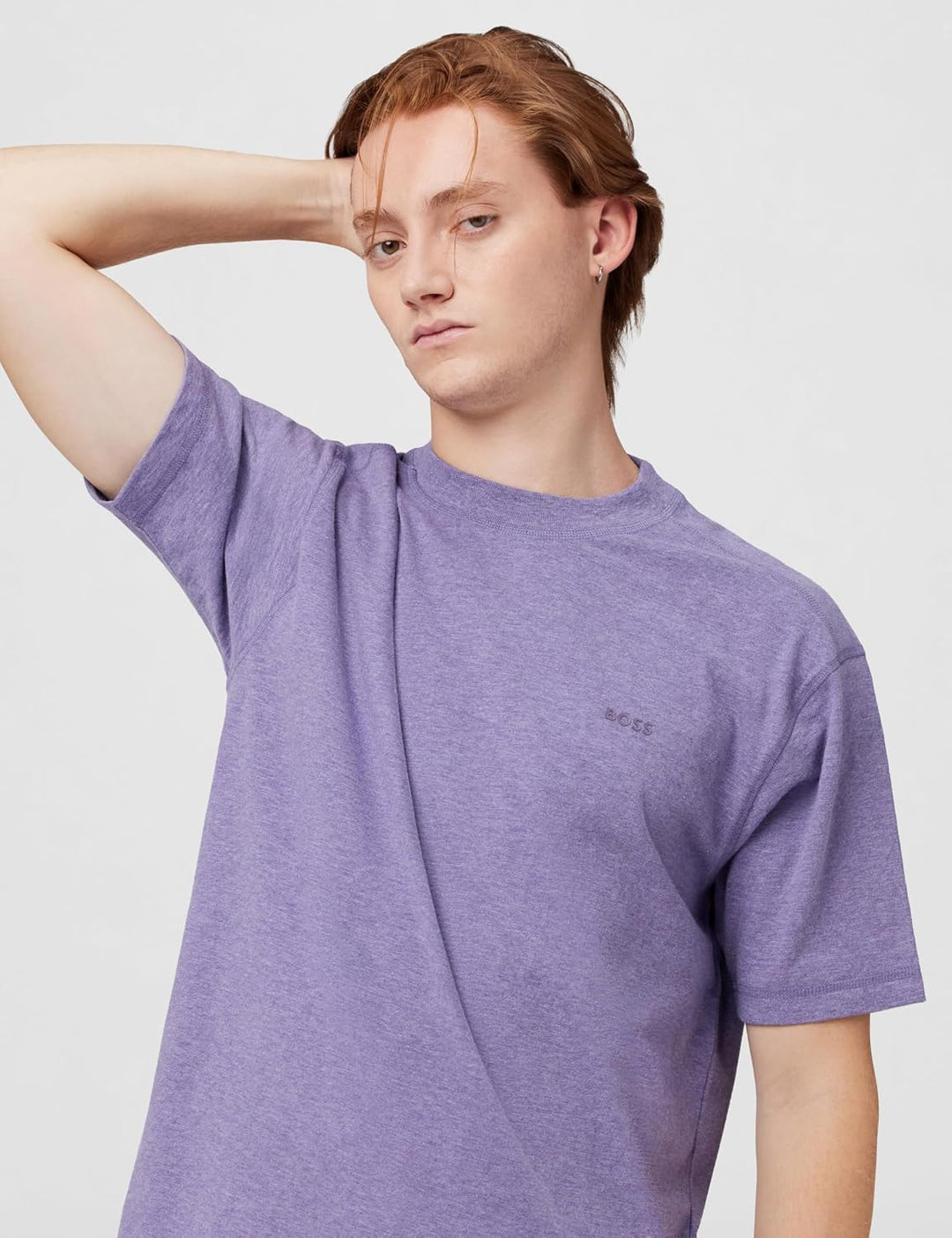 BOSS Herren Teglitchstitch M Medium Purple511, M Medium Purple511