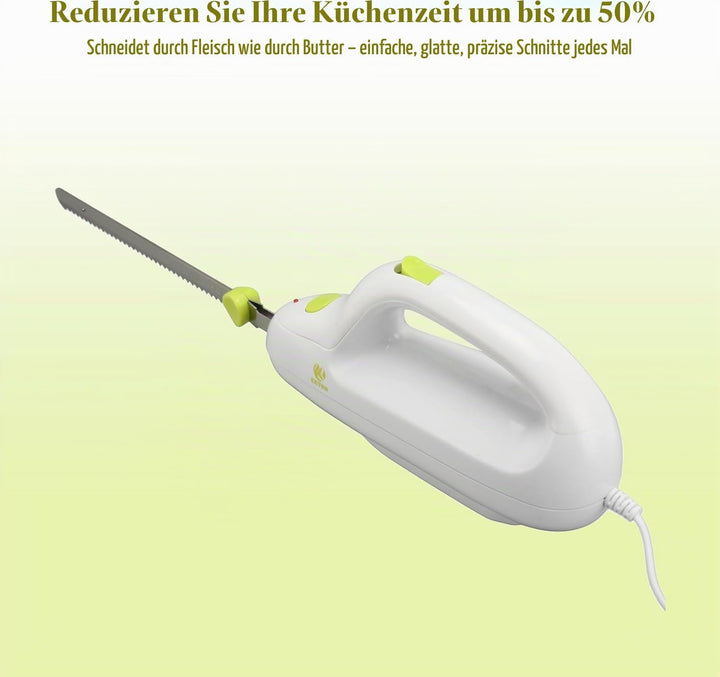 Gezahntes Elektrisches Schneidemesser, Tragbarer Elektrischer Steakschneider, Brotschneidemesser, Tr