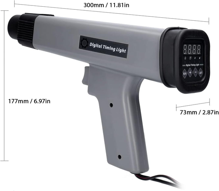 KKnoon 12 V Professionelle Digitalanzeige Induktives Timing-Licht Auto Motorrad Benzinmotor Zündzeit