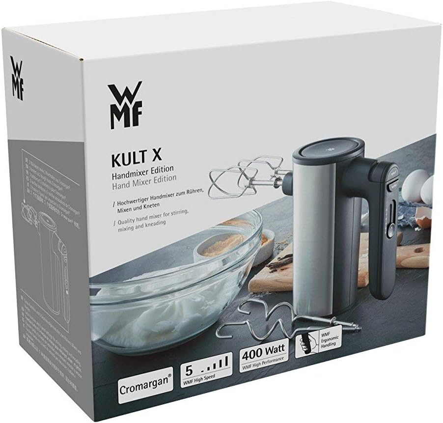 WMF Kult X Edition Handrührer, Handrührgerät, Quirl mit 5 Geschwindigkeitsstufen, Turbofunktion, Han