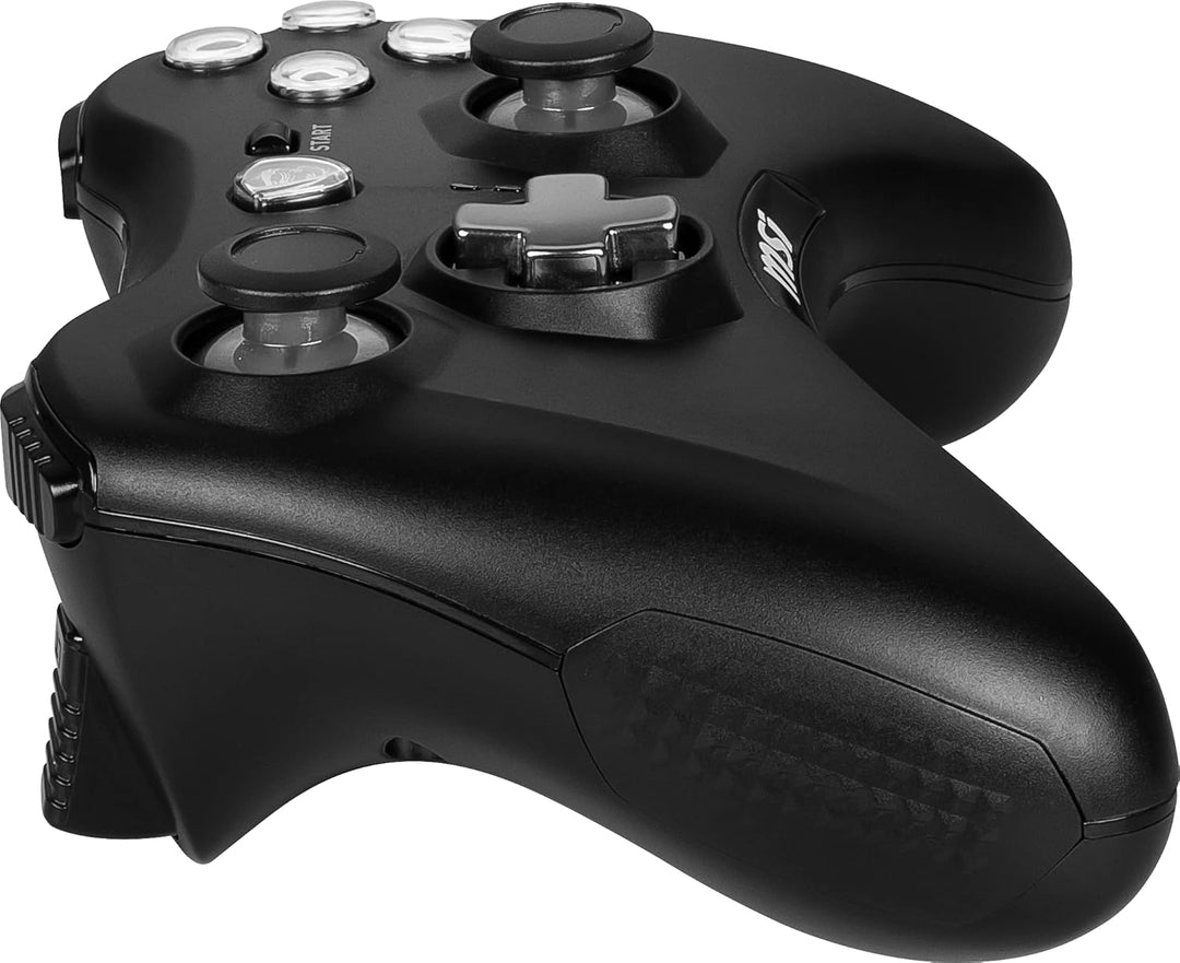 MSI Force GC20 V2 Kabelgebundener PC-Gamepad Controller - austauschbare D-Pad-Abdeckungen, Zwei Vibr