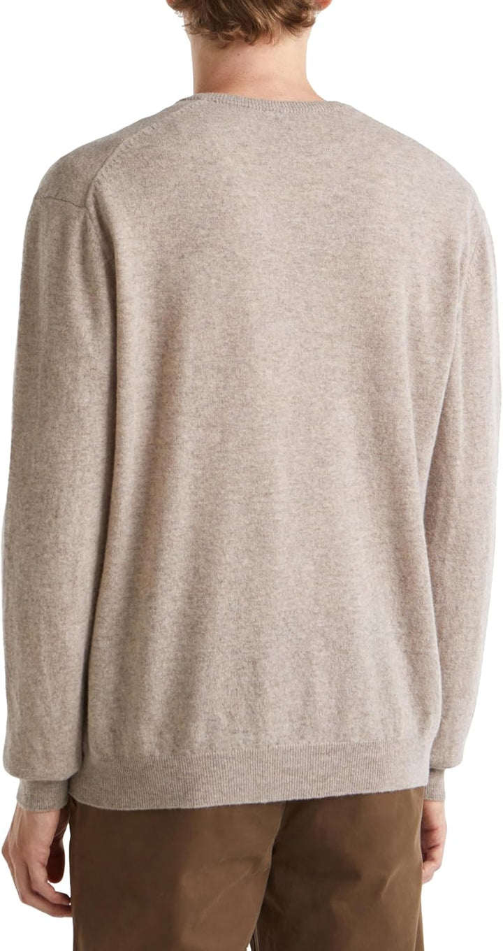 United Colors of Benetton Herren Pullover, Taupe 530