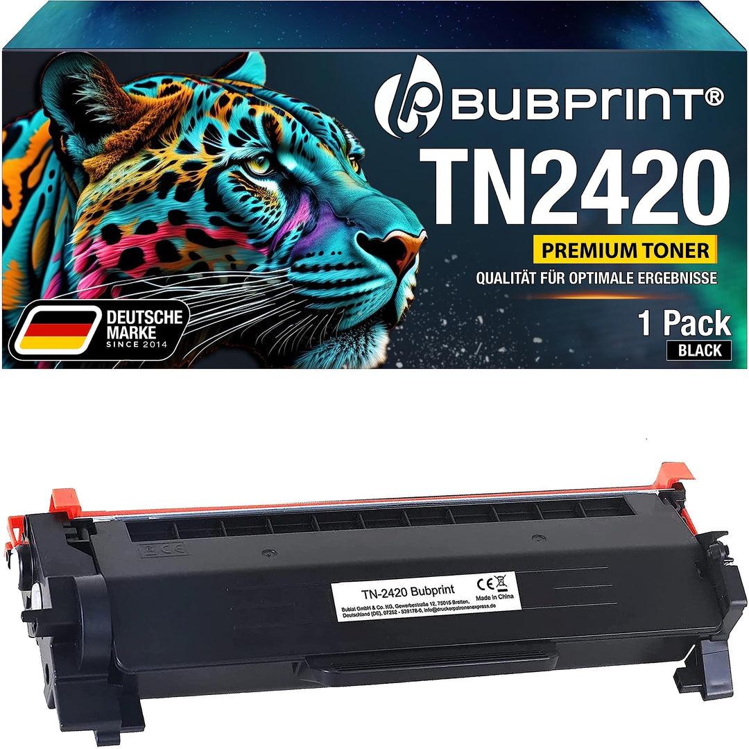 Bubprint TN 2420 Toner kompatibel als Ersatz für Brother TN2420 TN-2420 für Brother MFC-L2710DW Tone