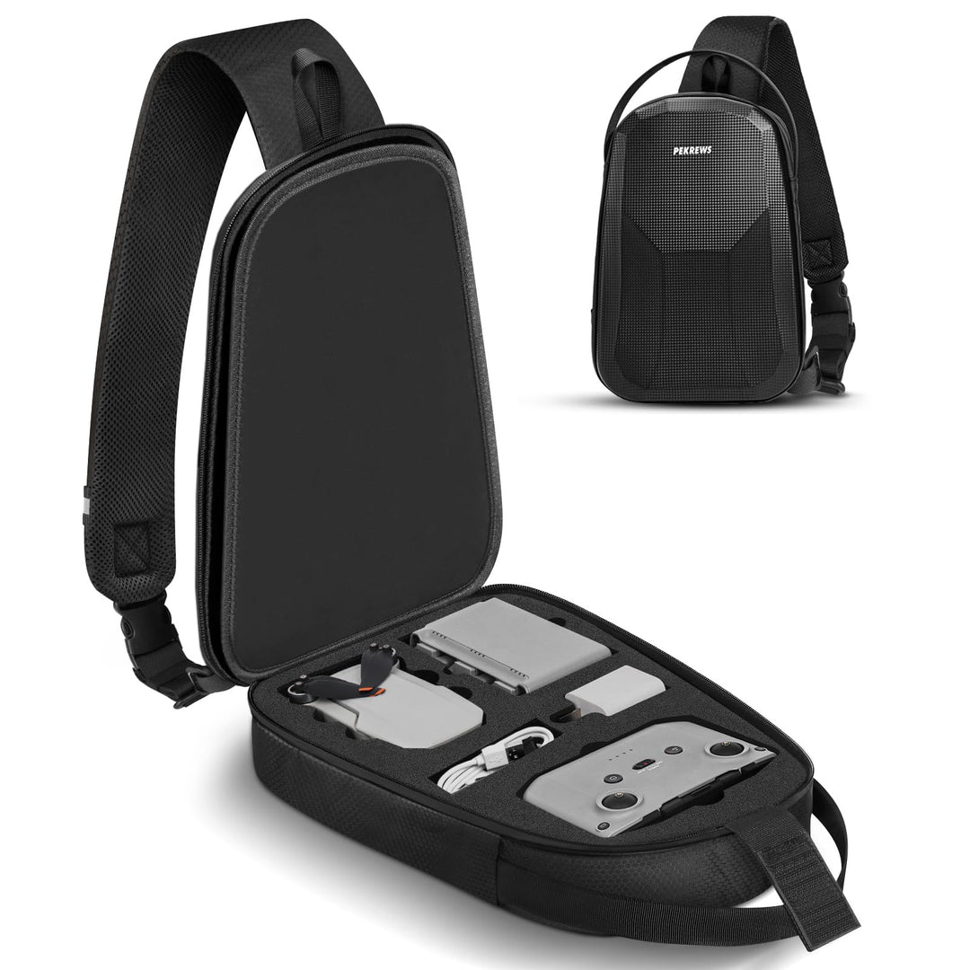 PEKREWS Mini 4K Tasche, Tragbare Koffer für DJI Mini 4K /2/2 SE und RC-N1 Fernsteuerung, Kompakte Re