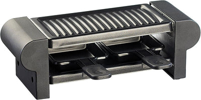 Rosenstein & Söhne Raclette Grill: Raclette für 2 Personen, mit Grillaufsatz und heissem Stein, 350