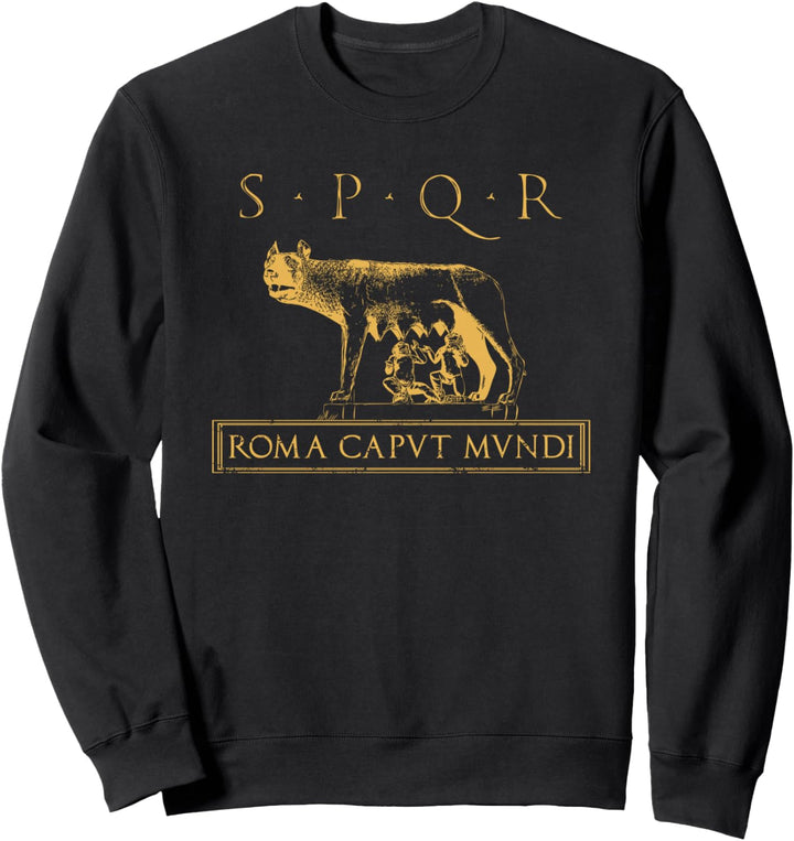 SPQR Roma Ancient Rome History Sweatshirt