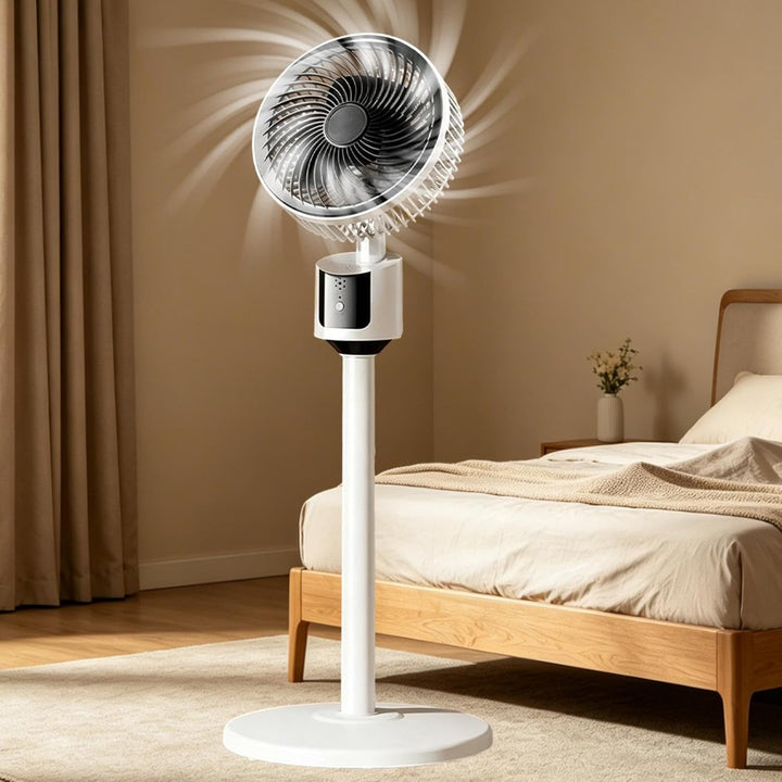 Standventilator, leise, 3 Geschwindigkeiten, USB-betrieben, gross, leistungsstarker Ventilator für Z